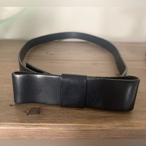 Cute Leather Bow Belt